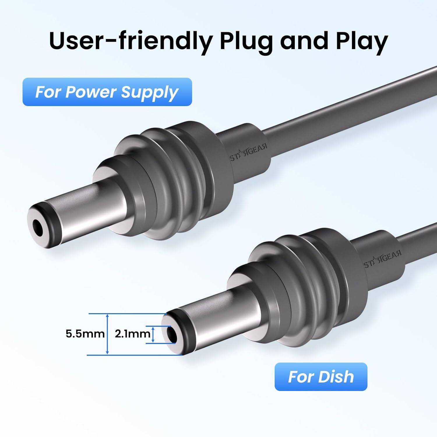 Starlink Mini DC Power Cable - 2, 5 or 10M