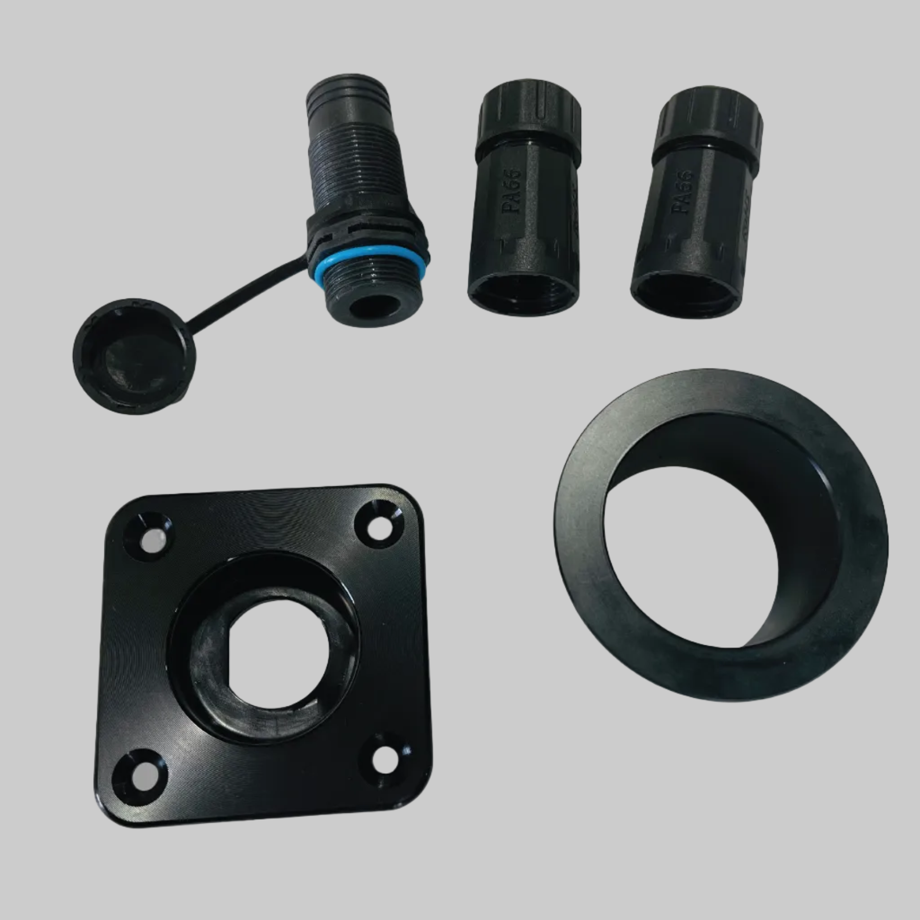 Recessed Starlink Mini DC Socket (NO Backing Plate) – Waterproof Near-Flush Power Solution for Caravans and RVs SpaceTek - Starlink Mounts & Accessories