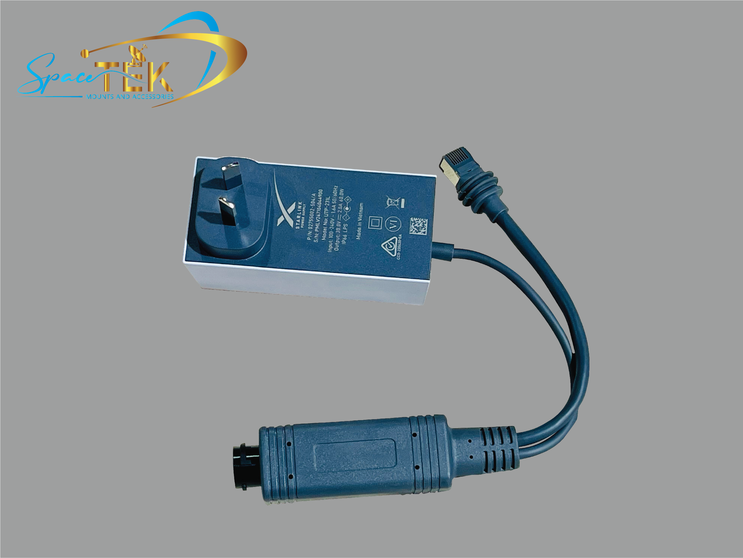 DC 2.1 Plug and RJ45 PoE Splitter & Combiner for Starlink Mini – Flexible Power and Ethernet Solution