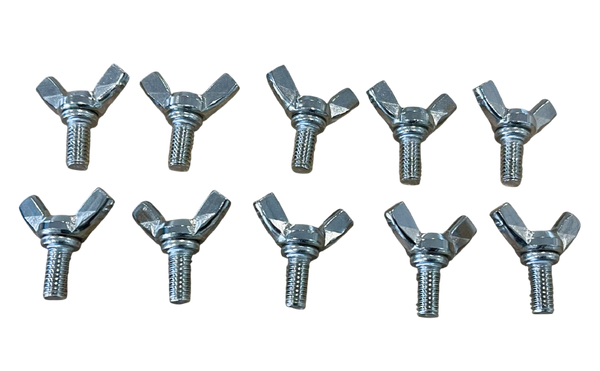 Stainless Steel Winged Bolts (M6 x 12mm) – Compatible with Starlink Mini and Gen 3 Basic In-Motion Mounts