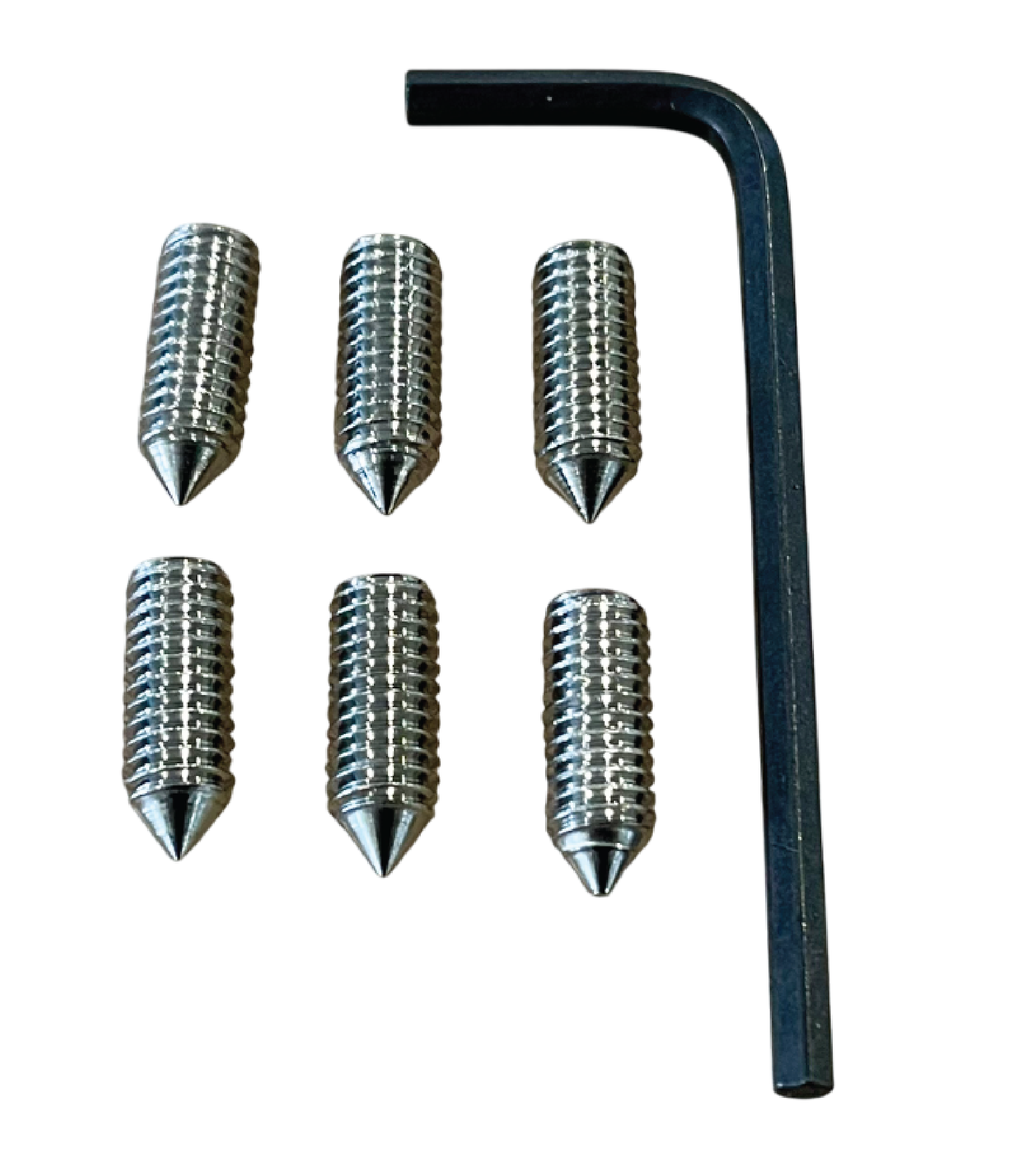 6 X Stainless Steel Grub Screws – M6 x 16mm (Includes Allen Key)