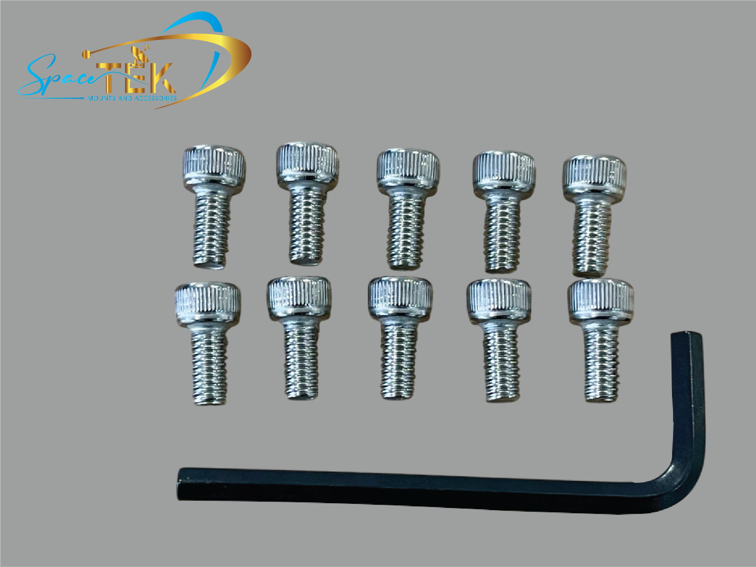 Stainless Steel Cap Head Bolt Set – M6 x 12mm (Available in 6, 8, or 10 Pieces, Includes Allen Key)