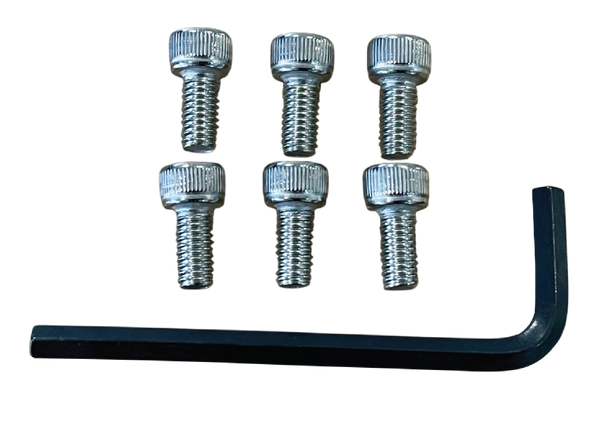 Stainless Steel Cap Head Bolt Set – M6 x 12mm (Available in 6, 8, or 10 Pieces, Includes Allen Key)