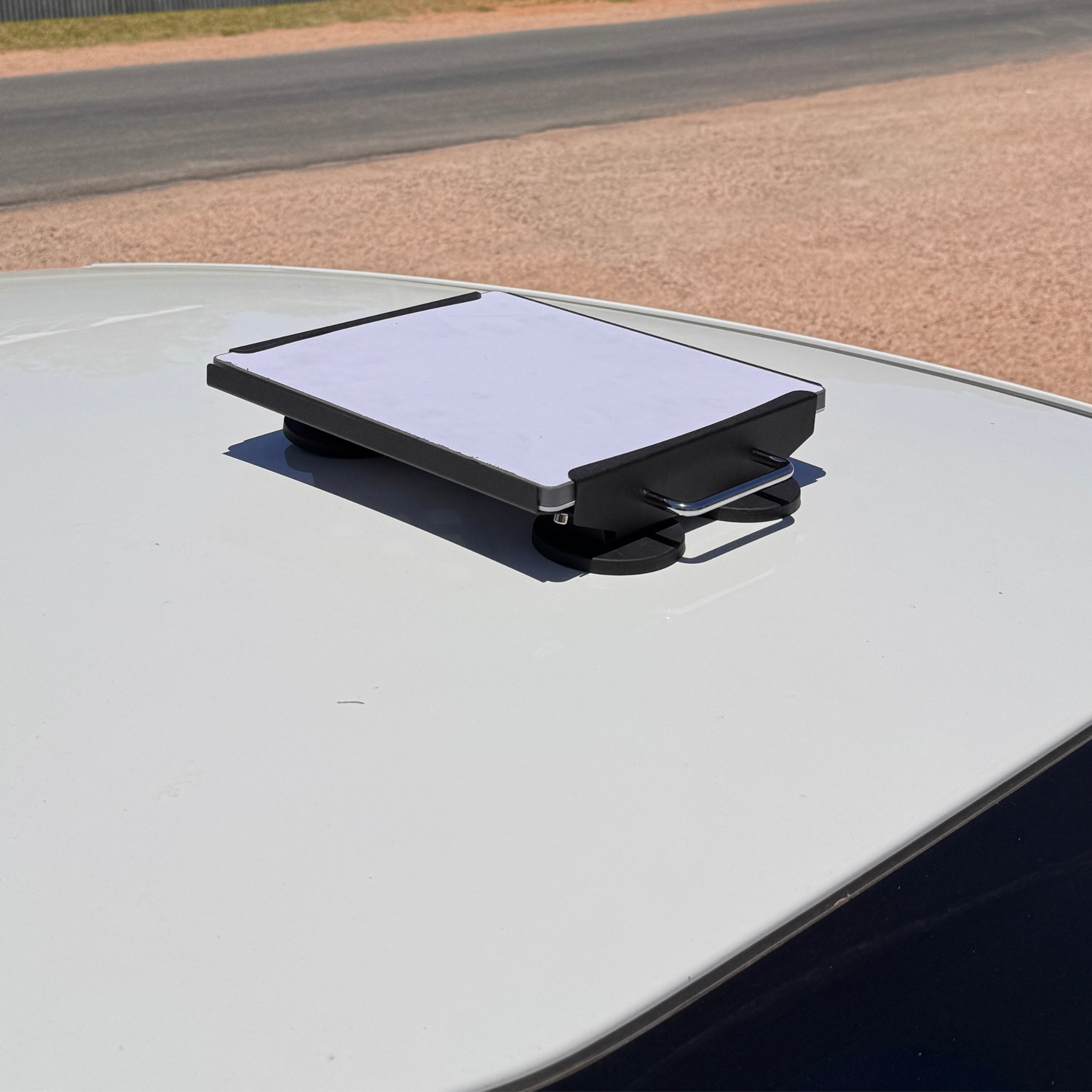 ROBUST POWDER-COATED IN-MOTION MAGNETIC ROOF MOUNT FOR STARLINK MINI – 87MM EARTH MAGNETS WITH HANDLE Candy