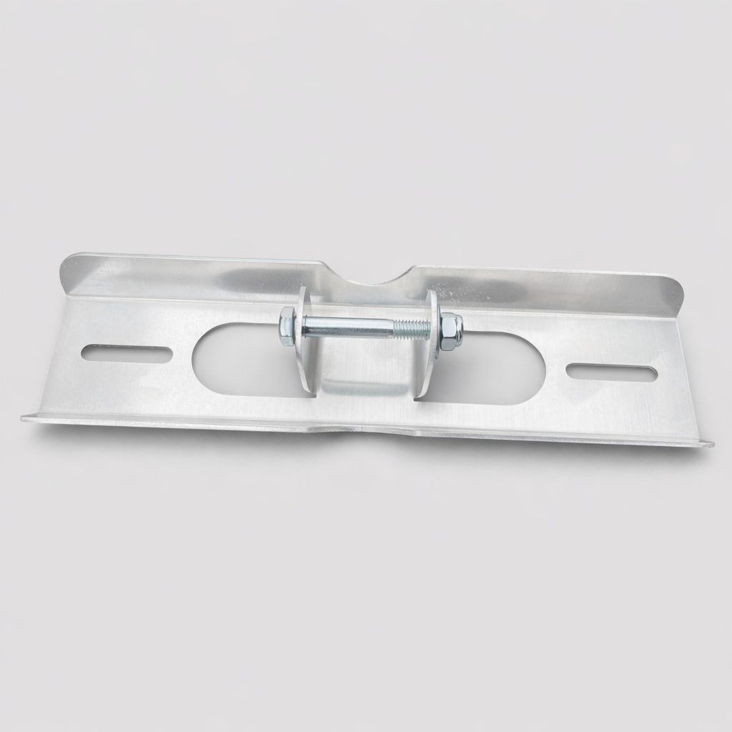 Aluminium base plate for Starlink roof mounting kids spacetek engineered. 