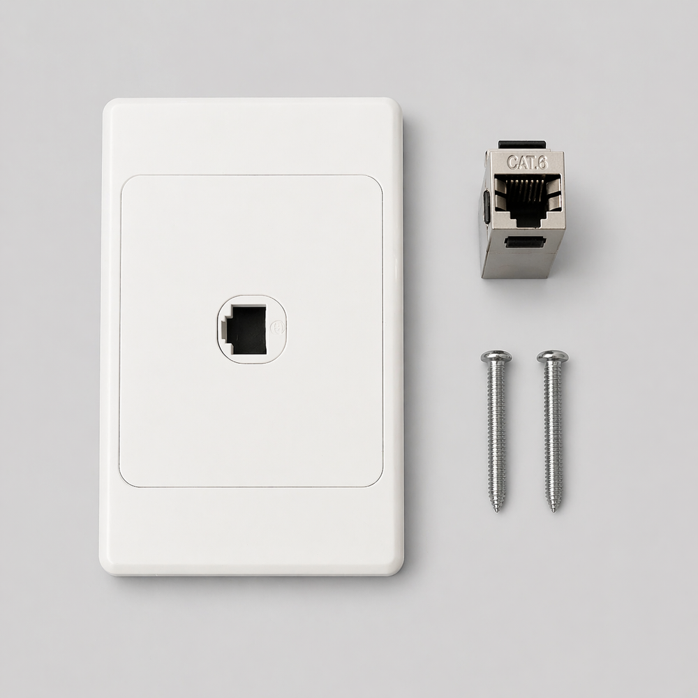 Indoor RJ45 Wall Plate for Starlink Gen 3 / V4 Cable Installs