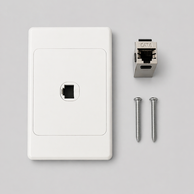 Indoor RJ45 Wall Plate for Starlink Gen 3 / V4 Cable Installs