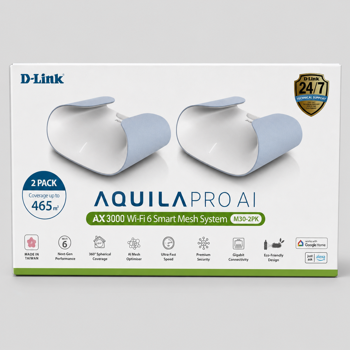 AQUILA PRO AI Wi‑Fi 6 Mesh System - Multi Pack Residential Wifi Expans