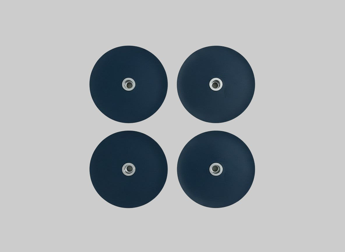 3.5-Inch Rubber Coated Rare Earth Magnets with M8 Thread SpaceTek - Starlink Mounts & Accessories