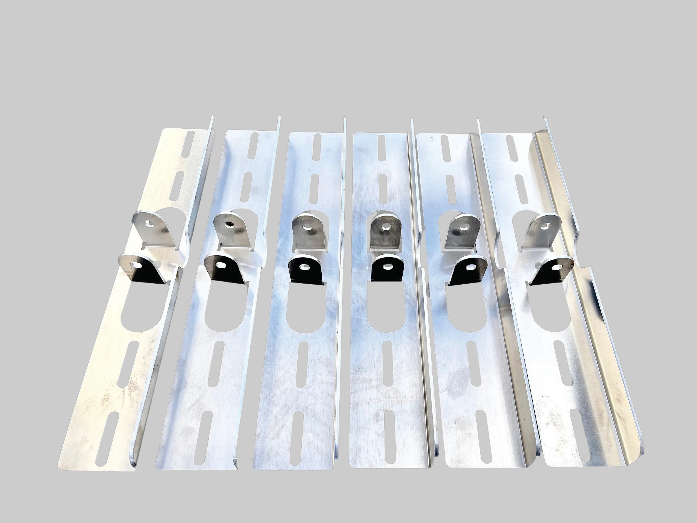 6 X Heavy Duty Base Plate (400mm) - With M8 Nut & Bolt SpaceTek