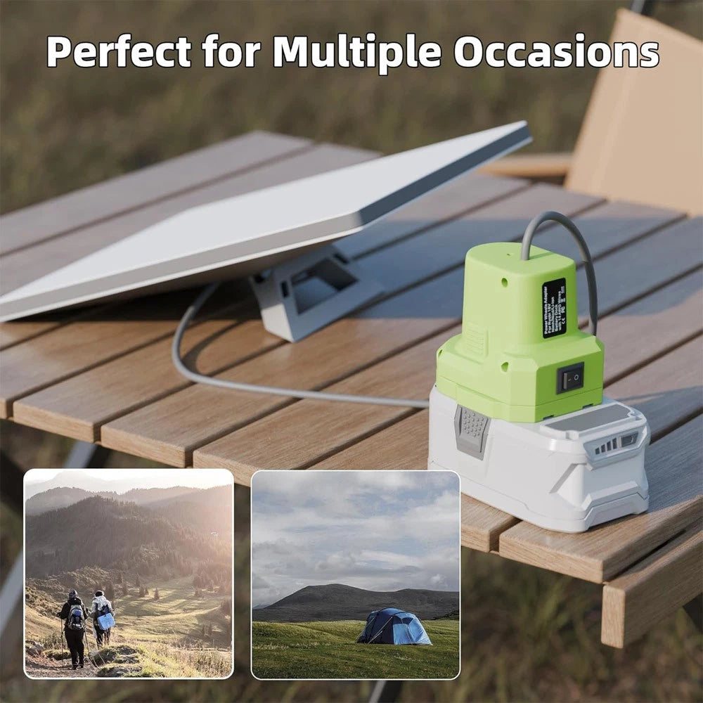 Starlink Mini Ryobi 18V Battery Adapter – Heavy Duty 14AWG Cable SpaceTek - Starlink Mounts & Accessories