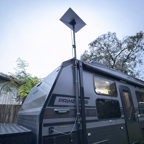 Telescopic Pole Mount Kit for Starlink - RVs, Caravans & Recreational Vehicles