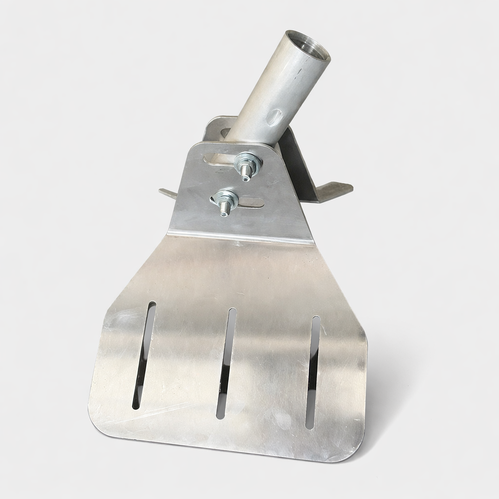 Spacetek Gen 2 antenna roof ridge mount dual aluminium plate assembly with central support tube