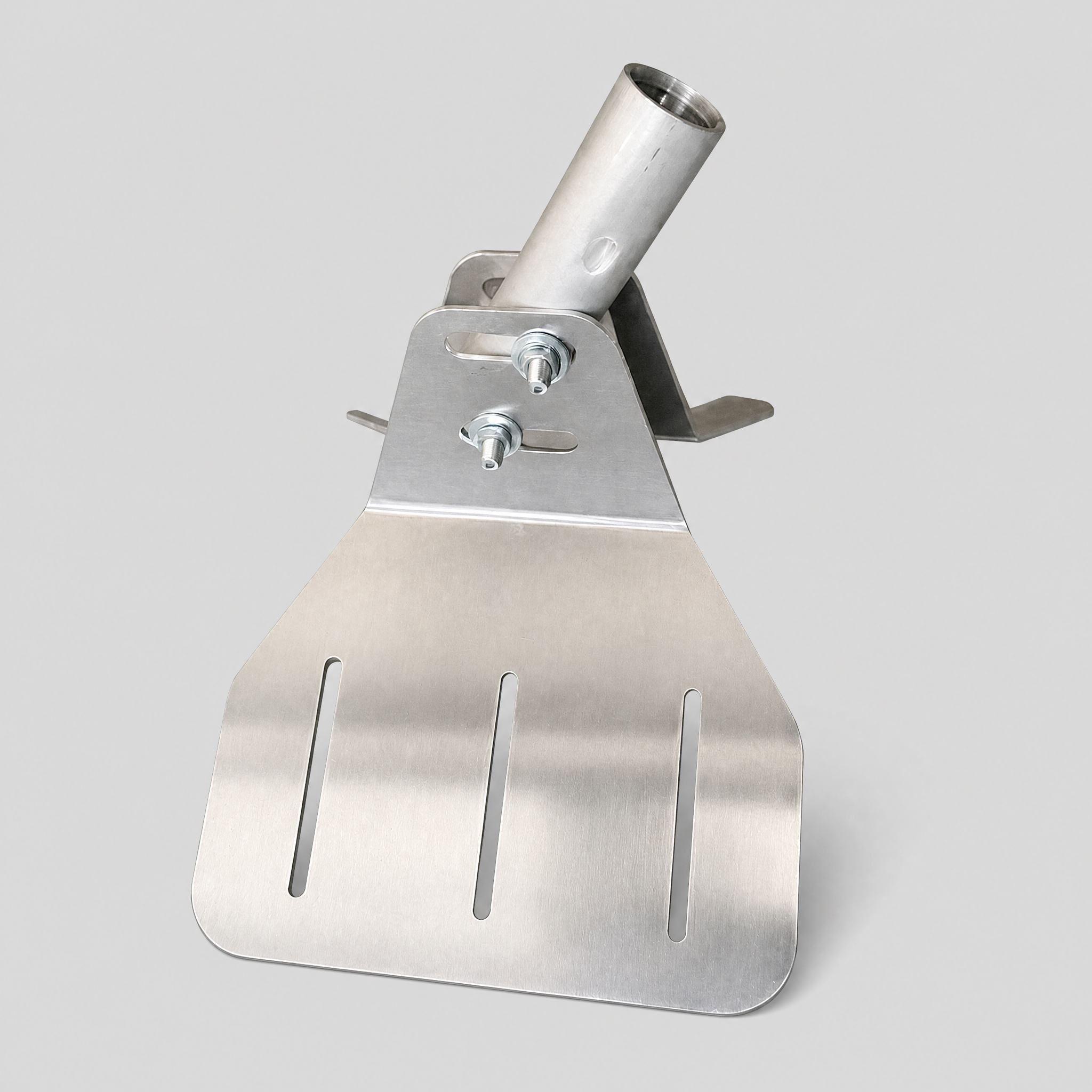 Spacetek Gen 2 antenna roof ridge mount dual aluminium plate assembly with central support tube