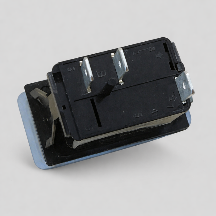 Starlink DC 3-Pole Rocker Switch – Blue LED with Mounting Plate