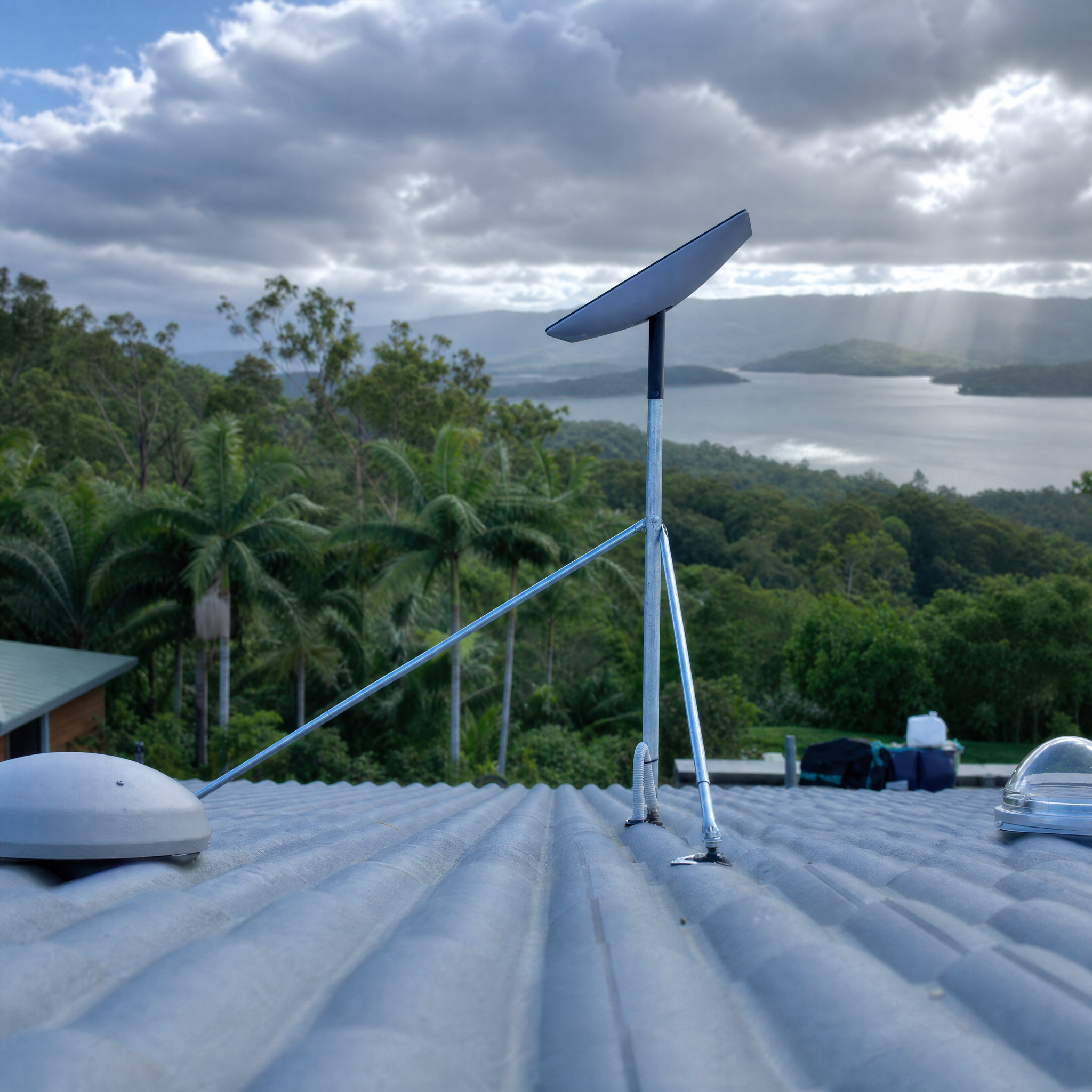 Tile Roof - Starlink Mount Roof Kit for Dishy - Rectangle Gen 2 SpaceTek