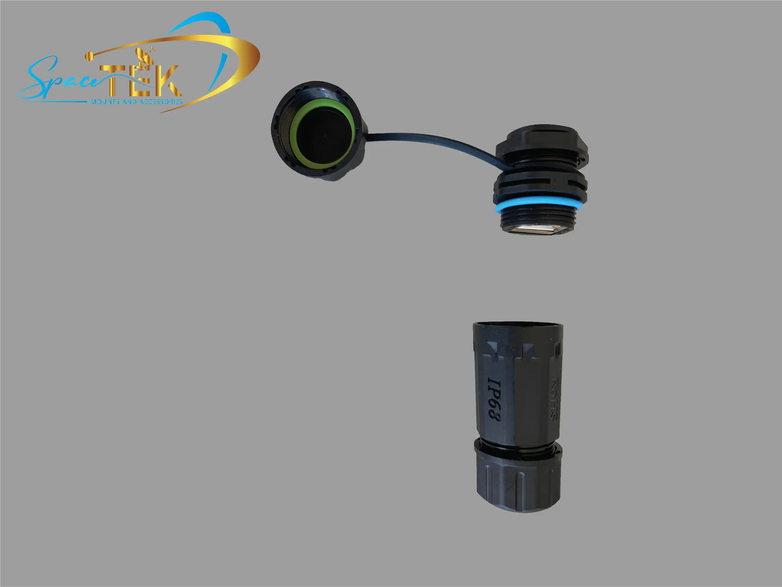 Starlink - IP68 Waterproof Bulkhead RJ45 Socket Connector SpaceTek