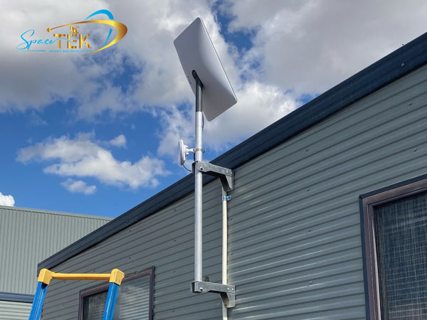 Starlink Atco / Demountable / Site Hut Wall Mount - Gen 2 Rectangle