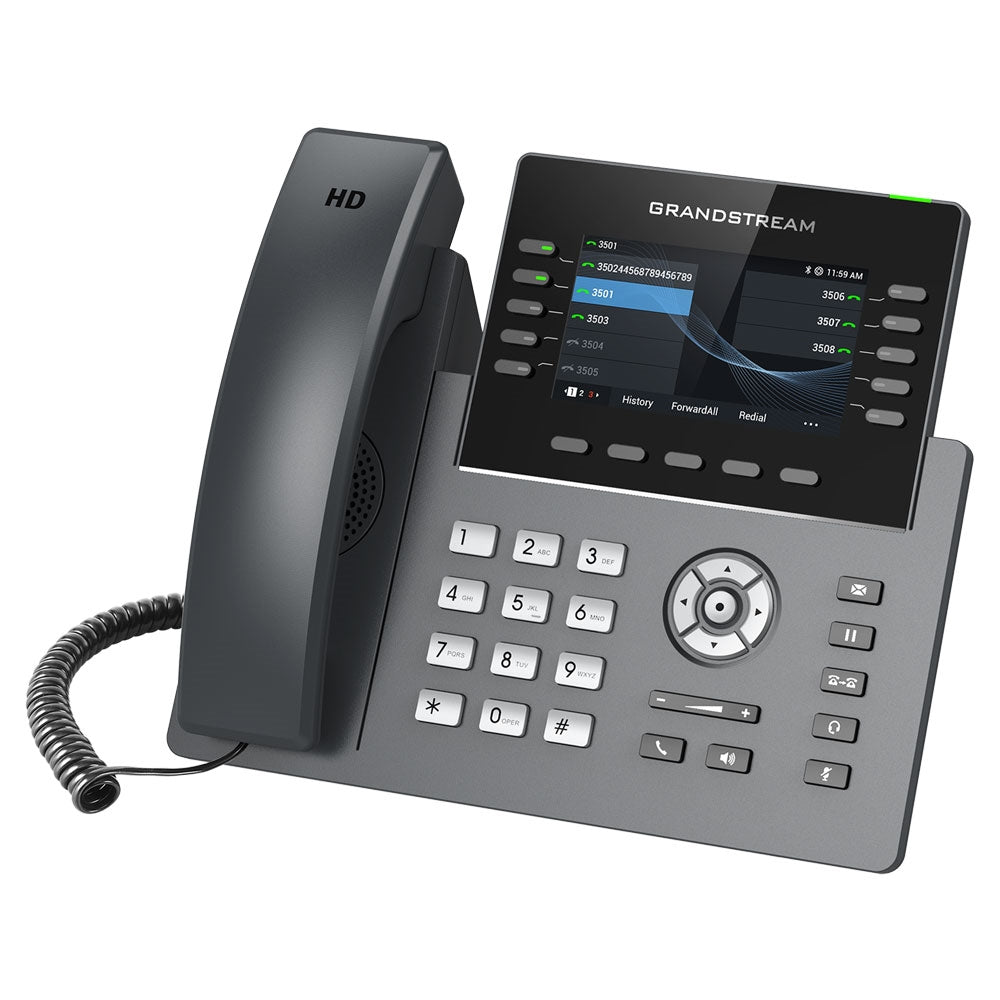 GRP2615 - 10 LINES 16 SIP ACCOUNTS 4.3 IN SCRN POE WIFI - Starlink Compatible VoIP Phone
