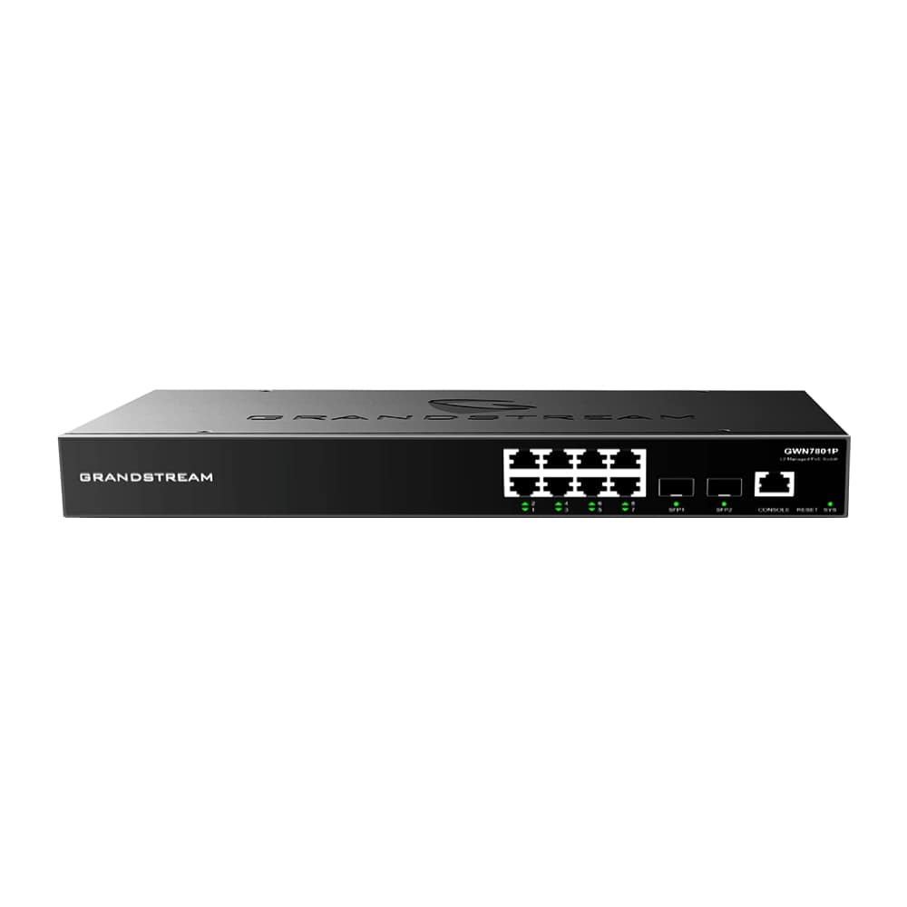 ENTERPRISE LAYER 2 MANAGED POE NETWORK SWITCH 8 X GIGE 2 X SFP