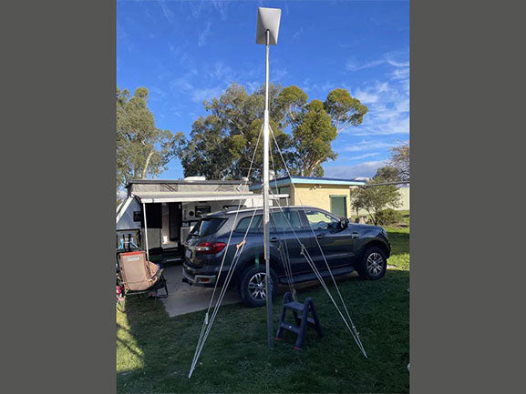 Starlink RV and Starlink Portability Folding Mast.