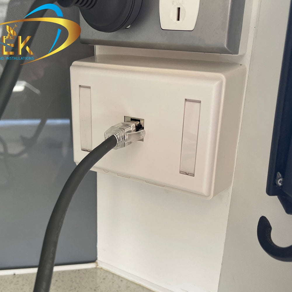Indoor Wall RJ45 Data Socket - SpaceTek Shop Right Now at Australia
